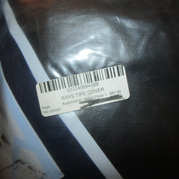 Tampa Bay Rays Medium Tire Cover NEW  rims to 16 inches Fremont Die - Picture 4 of 4